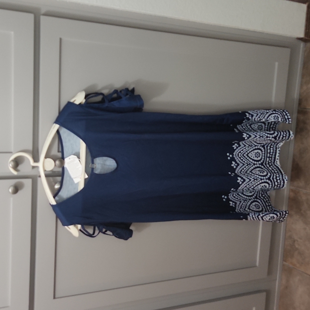 Cold shoulder dress